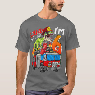 Camiseta Tengo 6 años de edad Sonido El Camión de Alarma 6