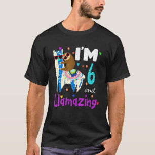 Camiseta Tengo 6 años y me llamo graciosa cumpleaños número