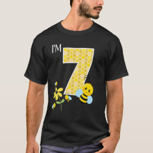 Camiseta Tengo 7 años, Fiesta de Bee Hive que coincide con 