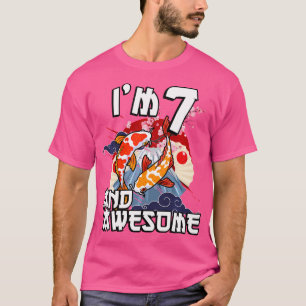 Camiseta Tengo 7 Años Y Un Increíble Cumpleaños De Carpa Ja