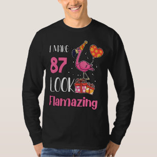 Camiseta Tengo 87 Años Flamante Flamingo 87