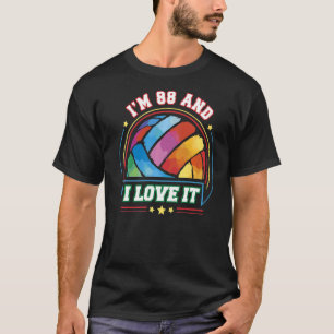 Camiseta Tengo 88 años y me encanta el voleibol deportivo 8