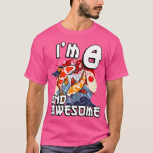 Camiseta Tengo 8 Años Y Un Increíble Cumpleaños De Carpa Ja