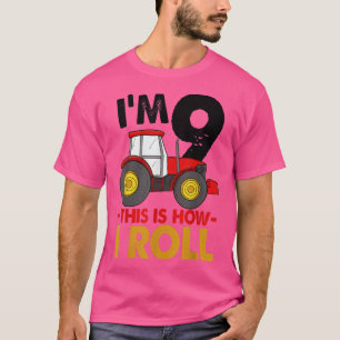 Camiseta Tengo 9 años, así es como hago un viaje en camión.
