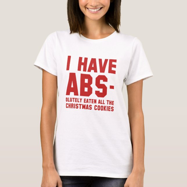 Camiseta Tengo abdominales (Anverso)