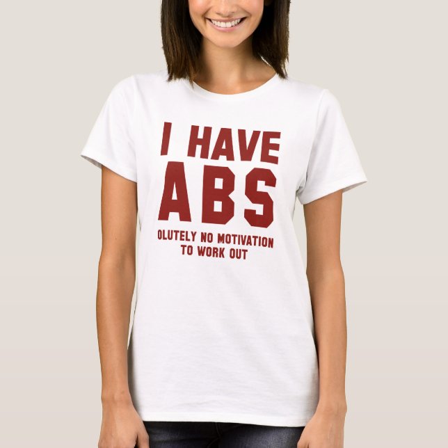 Camiseta Tengo Abs (Anverso)