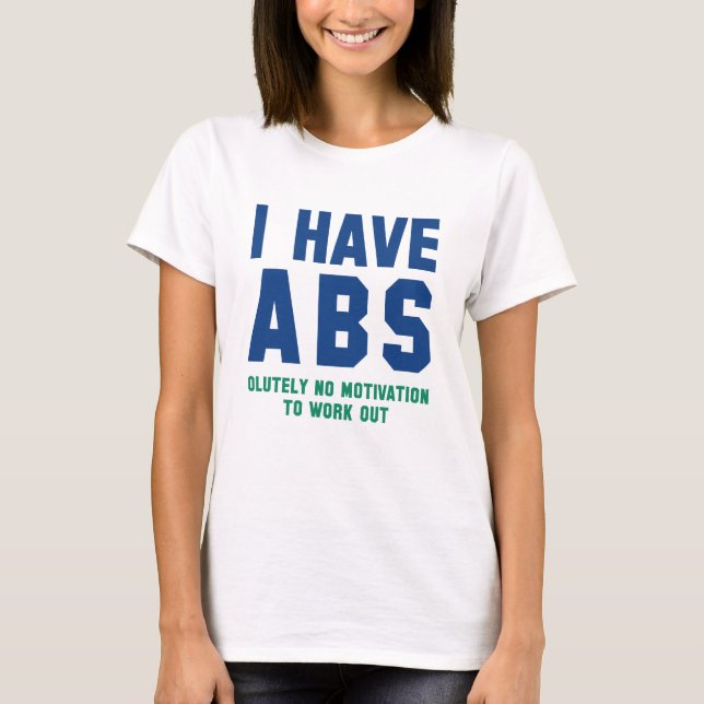 Camiseta Tengo Abs (Anverso)