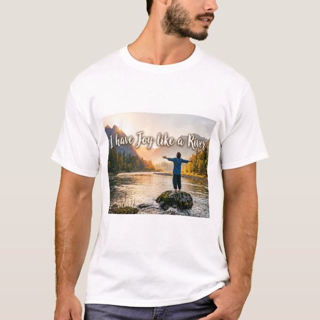 Camiseta Tengo alegría como un río (Anverso)