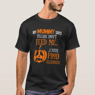 Camiseta Tengo Alergias A Alimentos Alergia Conciencia Mes 