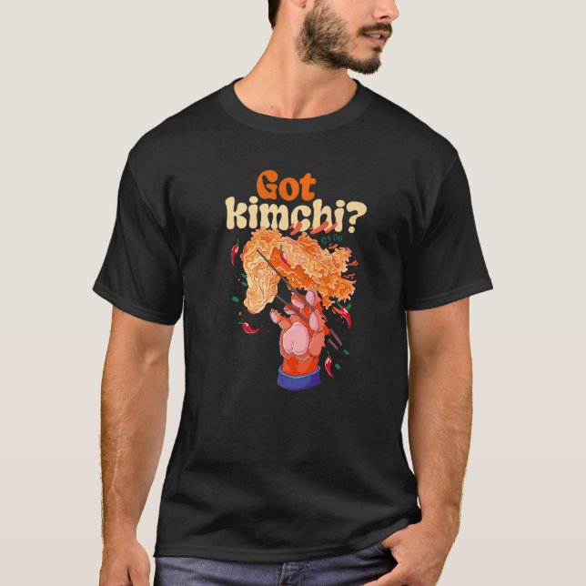 Camiseta Tengo Algún Kimchi Picante Para Comer La Comida Co (Anverso)