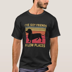 Camiseta Tengo amigos en lugares bajos