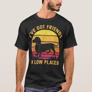 Camiseta Tengo Amigos En Lugares Bajos, Funny Aplicación Da