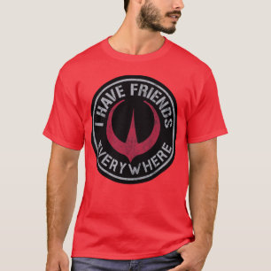 Camiseta Tengo amigos en todas partes y/o vintage retro