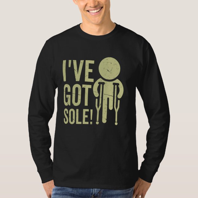 Camiseta Tengo amputado el pie (Anverso)