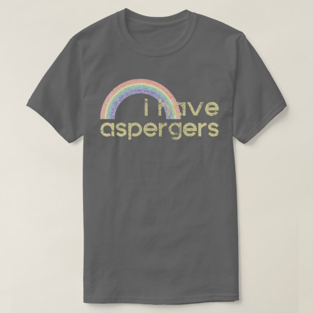 Camiseta Tengo Asperger Rainbow (Diseño del anverso)