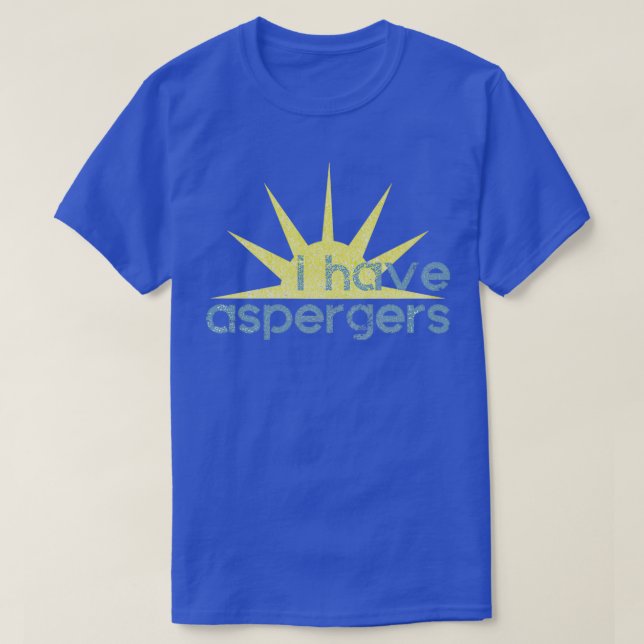 Camiseta Tengo Aspergers Sunshine (Diseño del anverso)