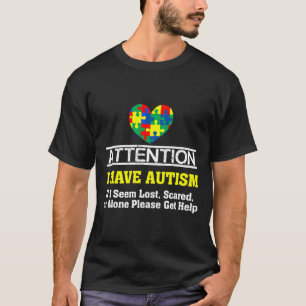 Camiseta Tengo Autismo Romper Conciencia Sobre El Autismo E