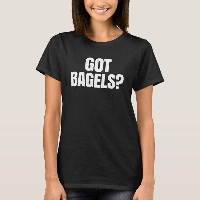 Camiseta Tengo Bagels (Anverso)