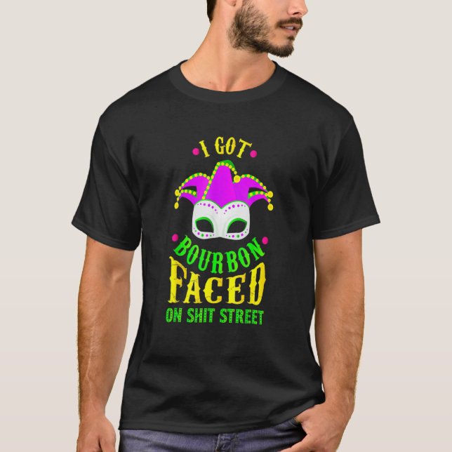 Camiseta Tengo Borbón Frente Al Festival Del Mardi Gras De  (Anverso)