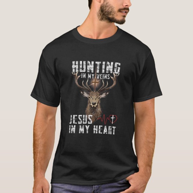 Camiseta Tengo caza en mis venas (Anverso)