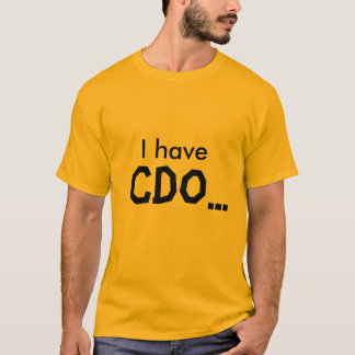 Camiseta Tengo, CDO…