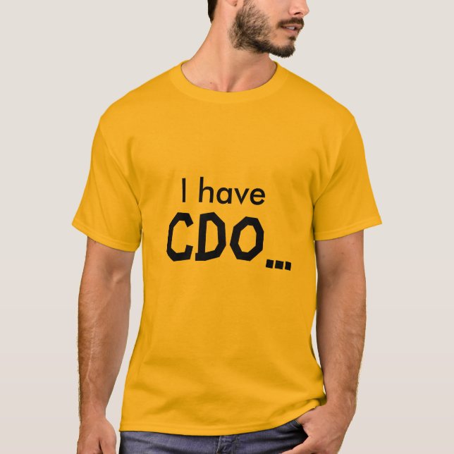 Camiseta Tengo, CDO… (Anverso)