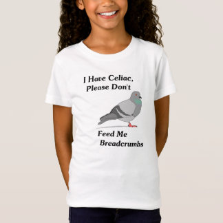 Camiseta Tengo celiaco, por favor no me alimento migajas de