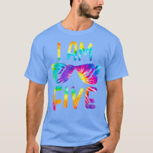 Camiseta Tengo Cinco Años, Me Dye Feliz Cumpleaños Chica