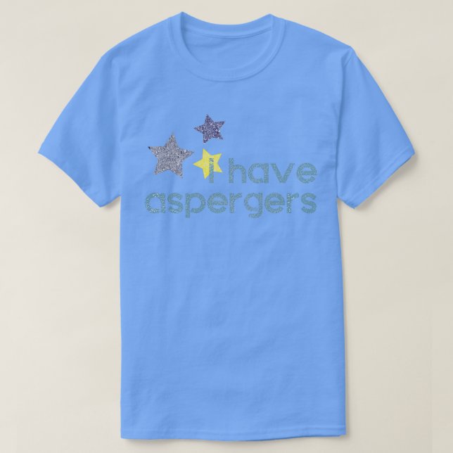 Camiseta Tengo conciencia de las estrellas de Asperger (Diseño del anverso)