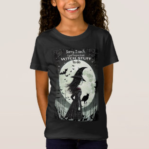 Camiseta Tengo Cosas De Brujas Importantes Para Halloween