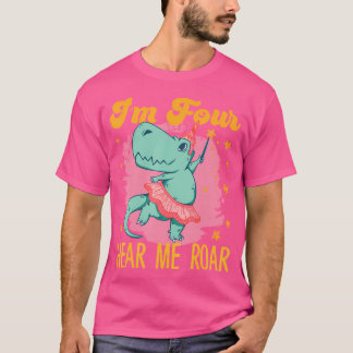 Camiseta Tengo Cuatro Ojos Del Diseño Roar Para Chicas De D