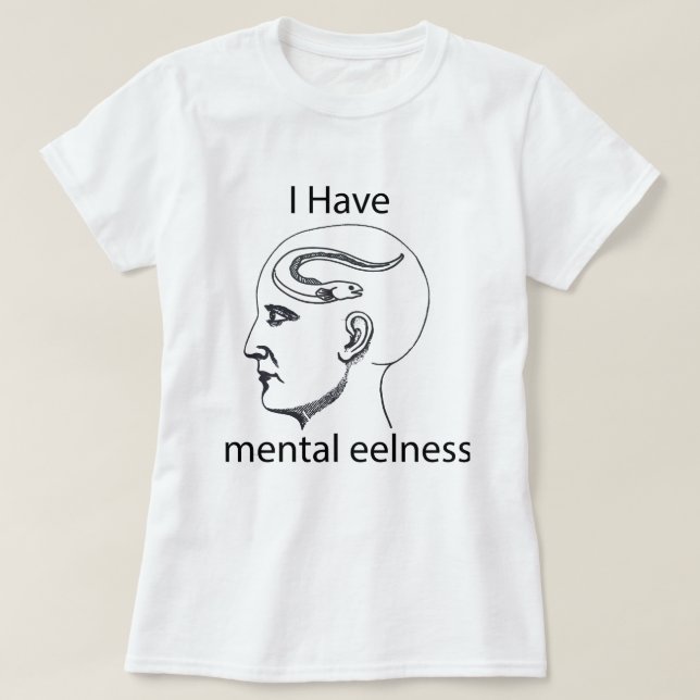 Camiseta tengo debilidad mental (Diseño del anverso)