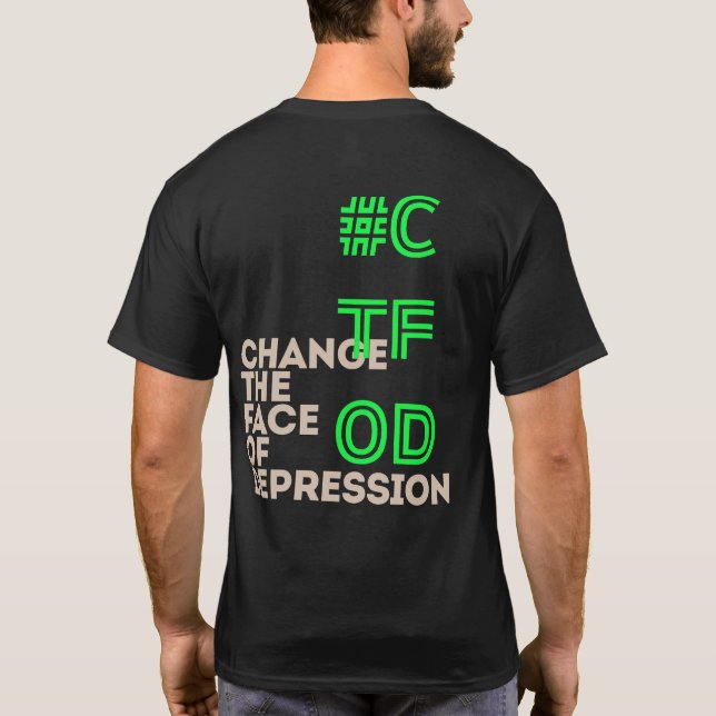 Camiseta Tengo Depresión_ Neón (Reverso)