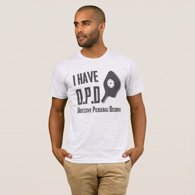 Camiseta Tengo desorden obsesivo de OPD Pickleball (Anverso completo)