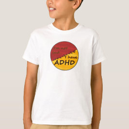 Camiseta Tengo diseño de TDAH 1