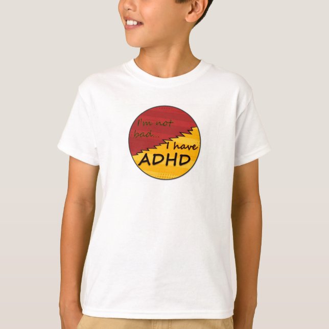 Camiseta Tengo diseño de TDAH 1 (Anverso)