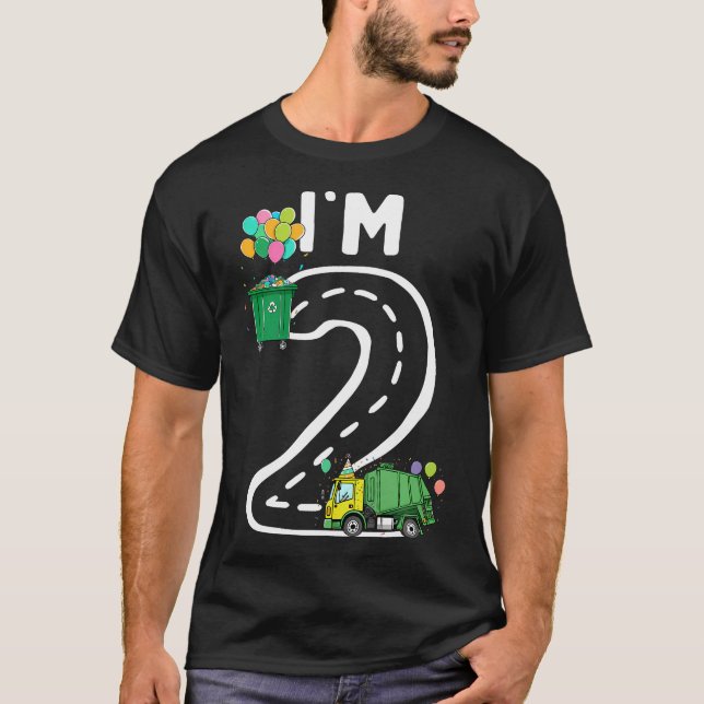 Camiseta Tengo Dos Años, Camión De Basura Segundo Nacimient (Anverso)