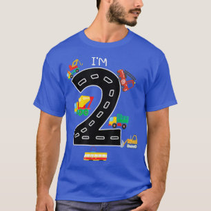 Camiseta Tengo dos años, niño de cumpleaños, camión de basu