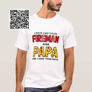 Camiseta Tengo dos bomberos y papá