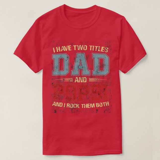 Camiseta Tengo dos ítems, papá y regalo de Popsi (Diseño del anverso)