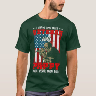 Camiseta tengo dos tiles veteranos y pappy y rollo el