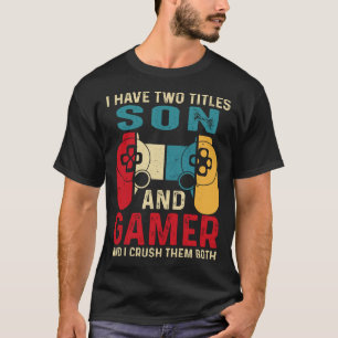 Camiseta Tengo Dos Títulos HIJO Y Jugador Y Los Aplasto B