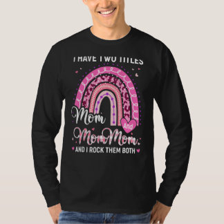 Camiseta Tengo Dos Títulos Mamá Leopardo Leopardo Mosa Arco