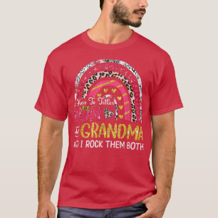 Camiseta Tengo dos títulos, mamá y abuela, Día de la Madre 