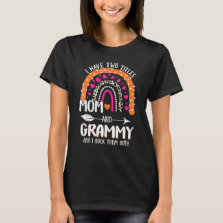 Camiseta Tengo Dos Títulos Mamá Y Día de la Madre Grammy Ll