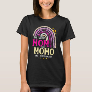 Camiseta Tengo Dos Títulos Mamá Y Día de la Madre Momo Arco