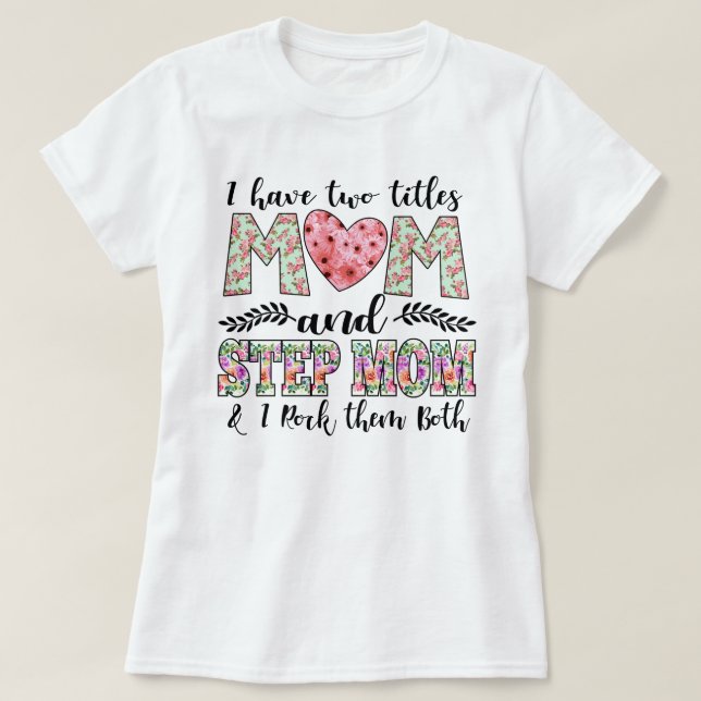 Camiseta Tengo dos títulos, mamá y mamá los rocío (Diseño del anverso)