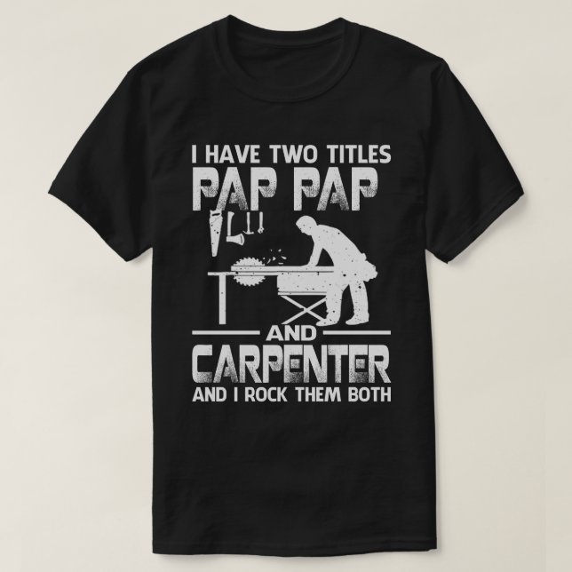 Camiseta Tengo Dos Títulos PAP PAP Y Carpenter Y Rock (Diseño del anverso)