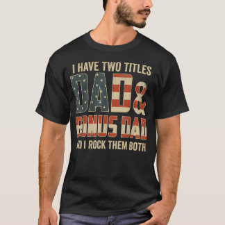 Camiseta Tengo Dos Títulos Papá Bonus Papá Rockean Ambos