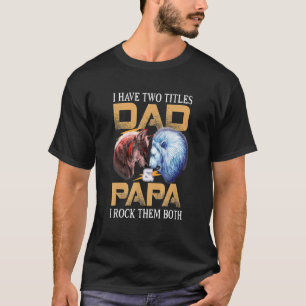 Camiseta Tengo Dos Títulos Papá Los Rock Los Dos Leones V